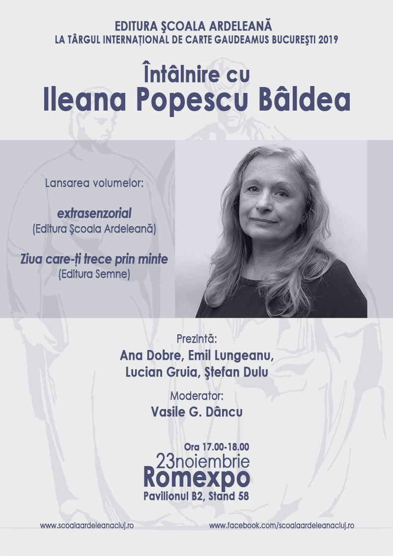 Întâlnire cu Ileana Popescu Bâldea la Gaudeamus București 2019
