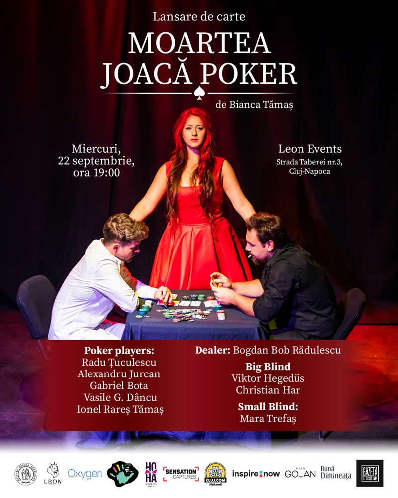 Lansare de carte: „Moartea joacă poker” de Bianca Tămaș