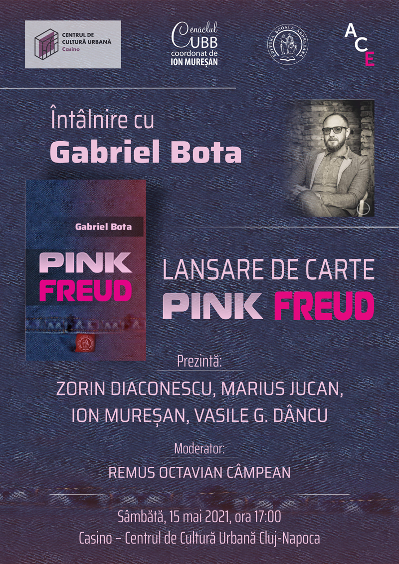 Lansare de carte: „Pink Freud” de Gabriel Bota