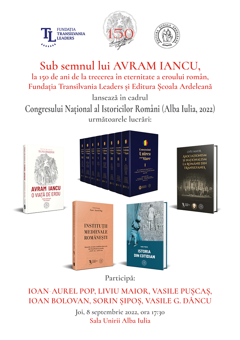 Lansări de carte la Congresul Național al Istoricilor Români (Alba Iulia, 2022)