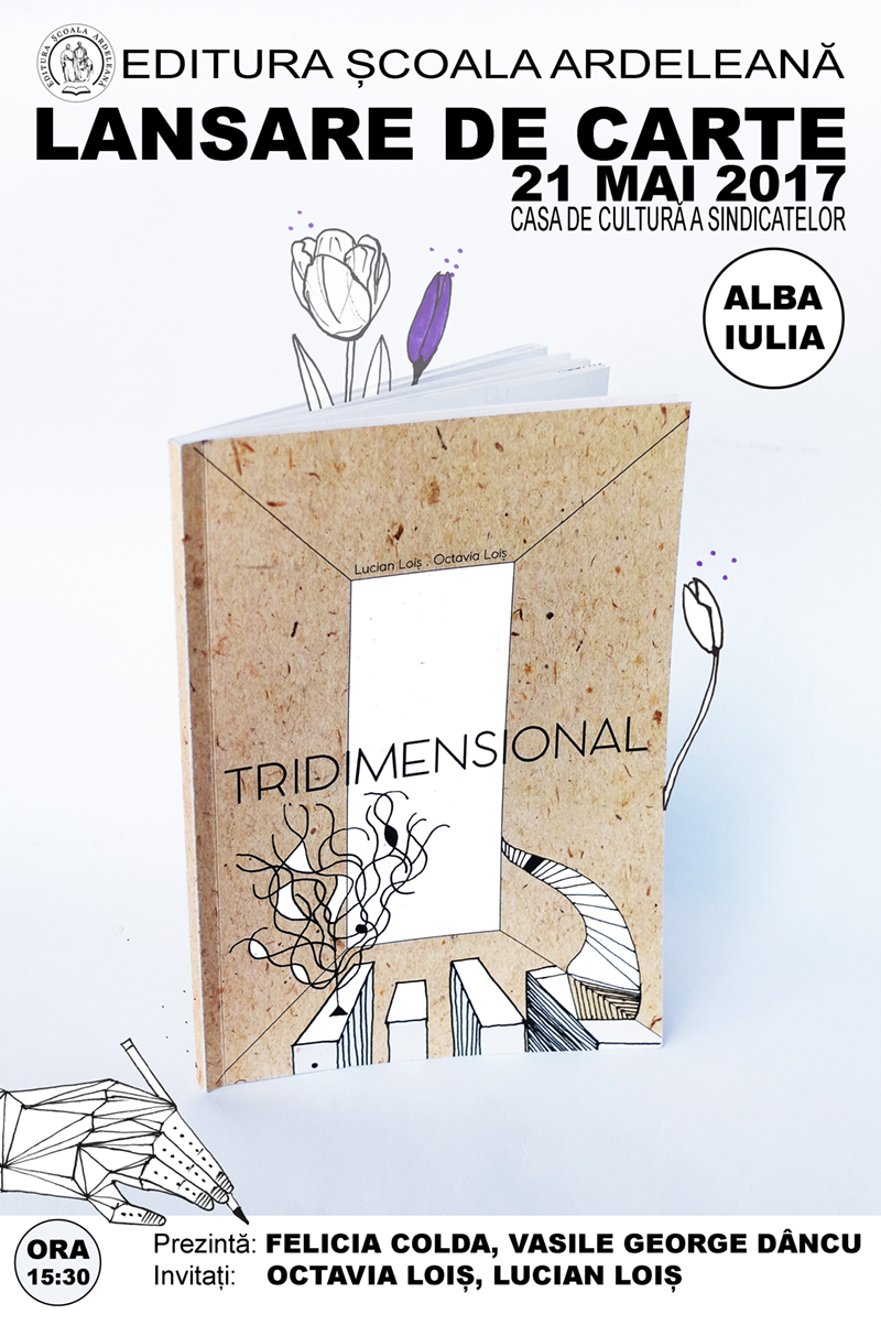 Lansare „Tridimensional” la Târgul de Carte Alba Transilvana